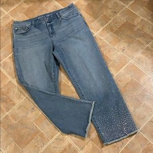 Inc straight leg jeans size women’s 16